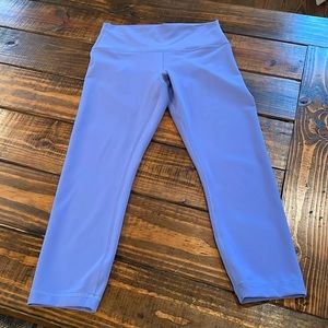 Lululemon Wunder Train leggings. Blue. Size 8.